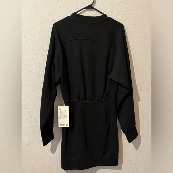 long open back black dress Louisa Long Sleeve Slinky Maxi Dress - Black main image 1